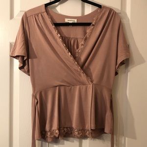 Monteau Peplum V veck- Large